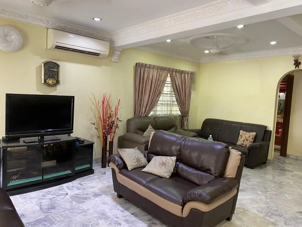 Living room of the Medan Batu Caves home
